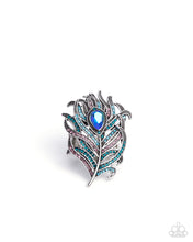 Load image into Gallery viewer, Polished Peacock - Blue Ring
