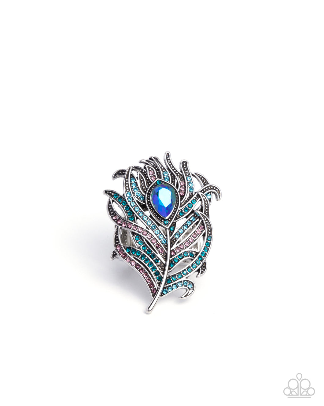 Polished Peacock - Blue Ring