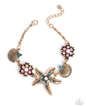 Load image into Gallery viewer, Gold Starfish &amp; Seashells Complete Look
