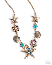Load image into Gallery viewer, Gold Starfish &amp; Seashells Complete Look
