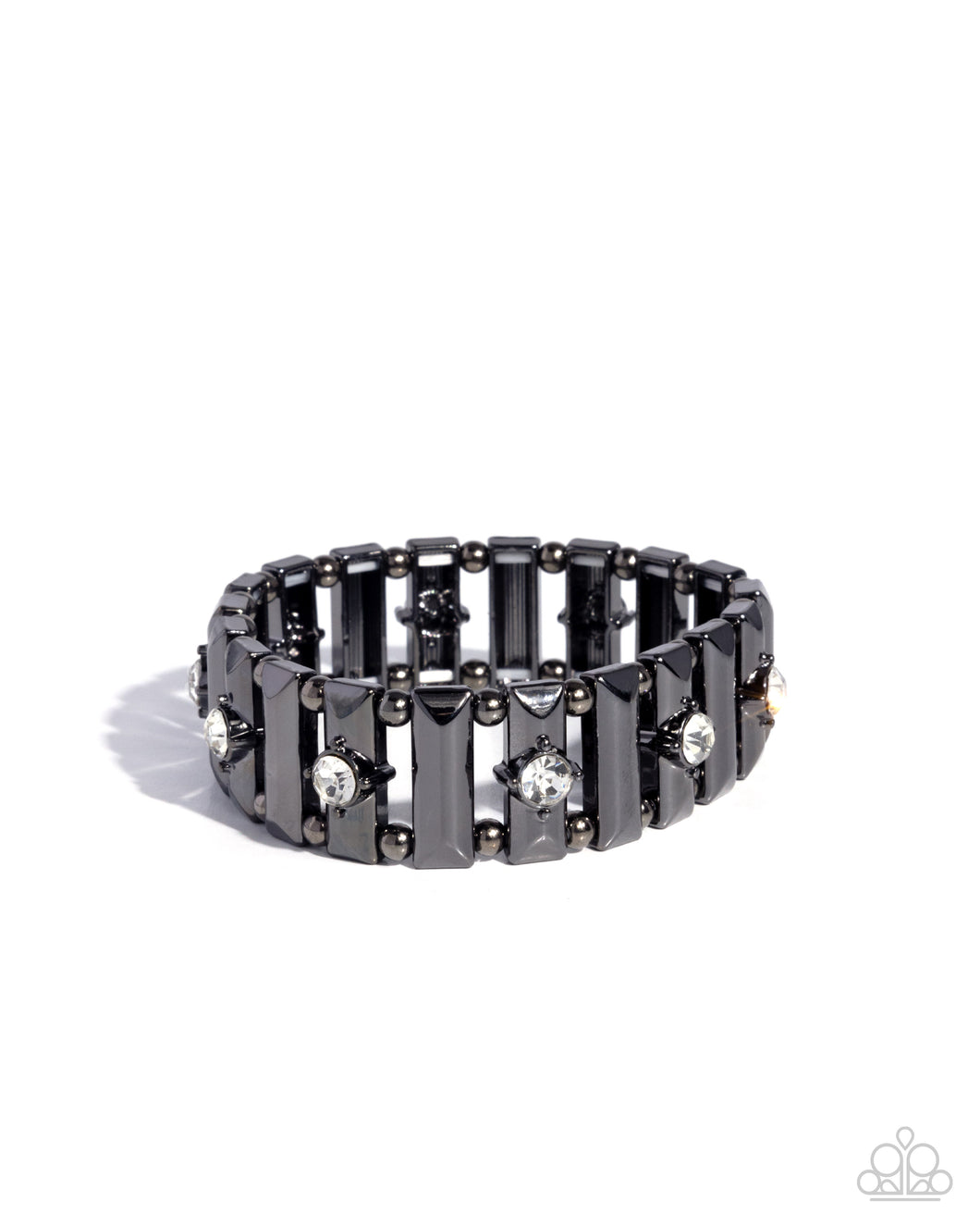 Dotted Dazzle - Black Bracelet - Paparazzi