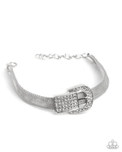 Load image into Gallery viewer, Boldly Buckled - White Bracelet
