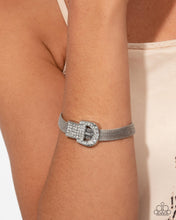 Load image into Gallery viewer, Boldly Buckled - White Bracelet
