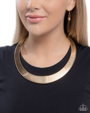 Load image into Gallery viewer, Fringe Formal - Gold - Paparazzi Necklace
