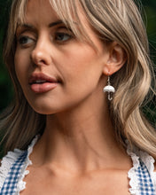 Load image into Gallery viewer, Unrivaled Umbrella - White Earrings
