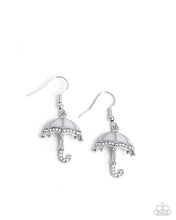 Load image into Gallery viewer, Unrivaled Umbrella - White Earrings
