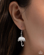 Load image into Gallery viewer, Unrivaled Umbrella - White Earrings
