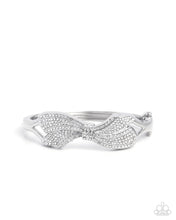 Load image into Gallery viewer, Blissful Bow - White Hinge Bracelet
