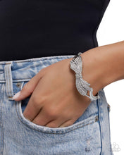 Load image into Gallery viewer, Blissful Bow - White Hinge Bracelet
