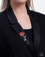 Load image into Gallery viewer, Reliable Rose - Red Brooch
