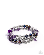 Load image into Gallery viewer, Fresh Fantasy - Purple Coil Bracelet
