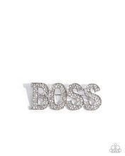 Load image into Gallery viewer, Blingy Boss - White Brooch
