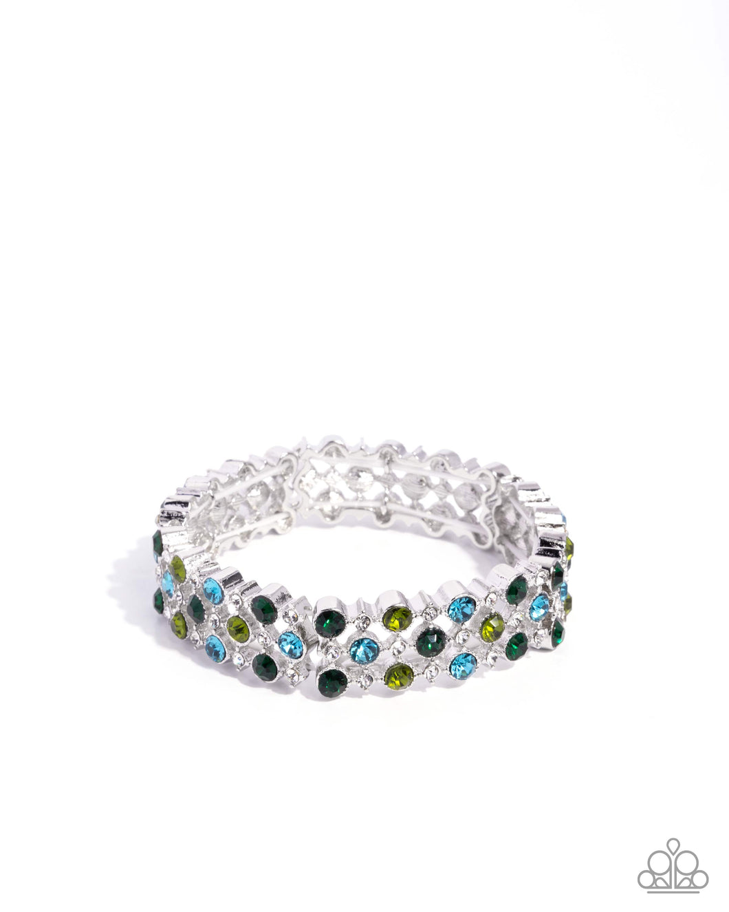 Ladylike Lattice - Green Bracelet