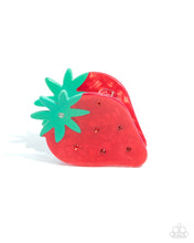 Load image into Gallery viewer, Strawberry Showcase - Red Hair Clip
