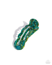 Load image into Gallery viewer, Jovial Jellyfish - Green Hair Clip

