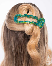 Load image into Gallery viewer, Jovial Jellyfish - Green Hair Clip

