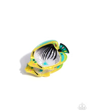Load image into Gallery viewer, Tropical Tail - Yellow Hair Clip

