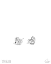Load image into Gallery viewer, All My Affection - White Stainless Steel Earrings
