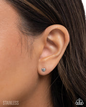 Load image into Gallery viewer, Will You Stay? - Silver Stainless Steel - Paparazzi Earrings
