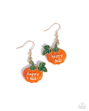 Load image into Gallery viewer, Autumn Affair - Orange Earrings - Paparazzi
