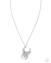 Load image into Gallery viewer, Spider Story - White Necklace - Paparazzi
