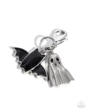 Load image into Gallery viewer, Fright Fan - Silver Charm - Rhodium Plated
