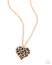 Load image into Gallery viewer, Cheetah Compound - Gold - Paparazzi Necklace
