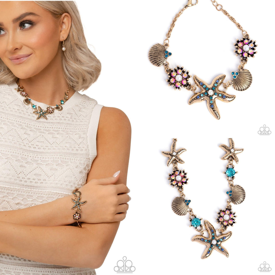 Gold Starfish & Seashells Complete Look