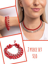 Load image into Gallery viewer, Paparazzi - Colorful Canvas - Red Set

