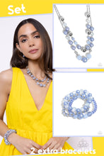 Load image into Gallery viewer, Beaded Benefit - Blue Set - Paparazzi
