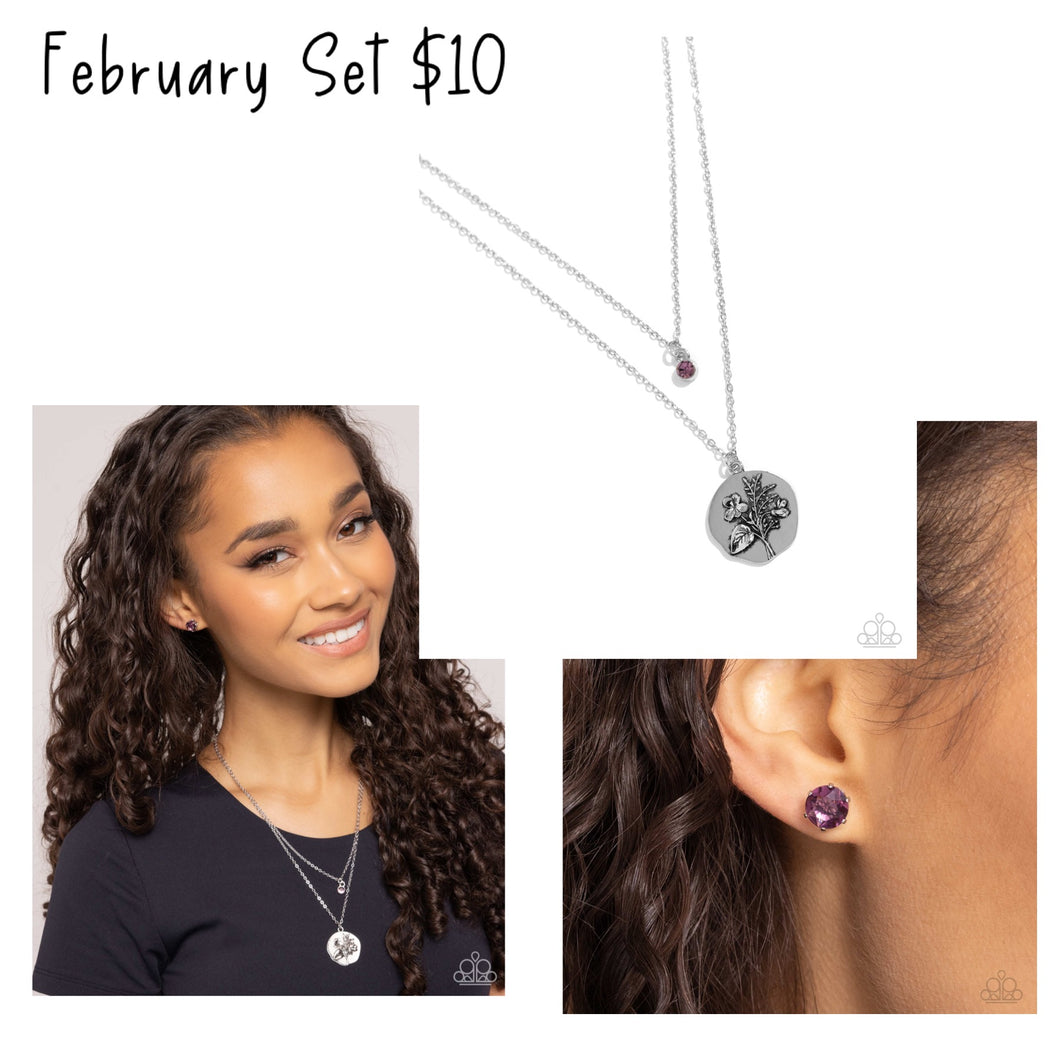 February Birthstone Beauty - Purple Set