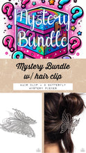 Load image into Gallery viewer, Floating Fanfare - White Hair Clip + Mystery Bundle
