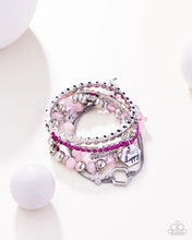 Load image into Gallery viewer, Happy As Can BEE - Pink Bracelet Stack
