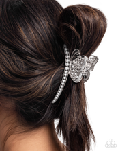 Load image into Gallery viewer, Pastoral Pearls - White Butterfly Claw Hair Clip - Paparazzi
