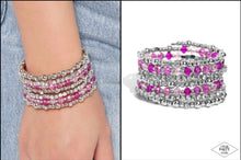 Load image into Gallery viewer, ICE Knowing You Pink Coil LOP Bracelet - Paparazzi Accessories
