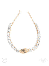 Load image into Gallery viewer, God’s Girl - Gold Necklace (Pink Diamond Exclusive) - Paparazzi
