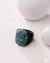 Load image into Gallery viewer, Crowd Pleasing Color - Green Stone Black Men's Ring - Paparazzi
