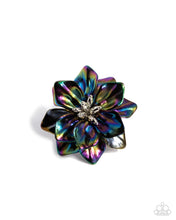 Load image into Gallery viewer, Platonic Petals - Black Ring - Paparazzi

