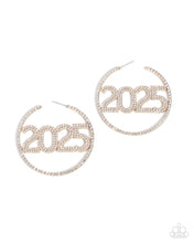 Load image into Gallery viewer, This is Gonna Be My Year - Gold - Paparazzi Earrings
