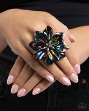 Load image into Gallery viewer, Platonic Petals - Black Ring - Paparazzi
