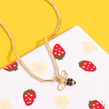 Load image into Gallery viewer, Bees Knees - Gold Paparazzi Necklace
