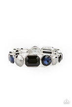 Load image into Gallery viewer, Extra Exposure - Black - Blue - Hematite Bracelet - Paparazzi
