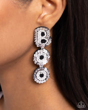 Load image into Gallery viewer, Halloween Bash - white - Paparazzi earrings

