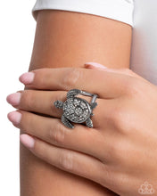 Load image into Gallery viewer, PREORDER ~ Turtle Triumph - Silver Turtle Ring - Paparazzi LIMIT ONE
