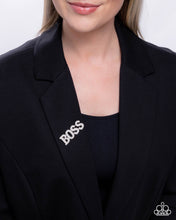 Load image into Gallery viewer, Blingy Boss - White Brooch
