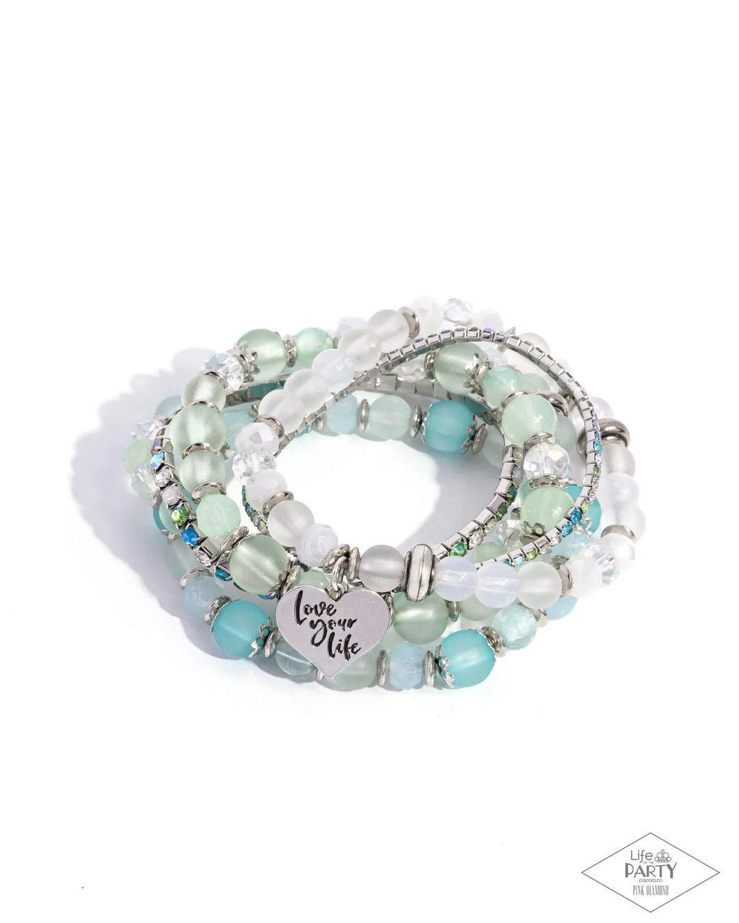 Optimistic Opulence - Multi Love Your Live Bracelet - Paparazzi