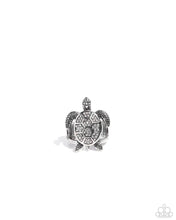 Load image into Gallery viewer, PREORDER ~ Turtle Triumph - Silver Turtle Ring - Paparazzi LIMIT ONE
