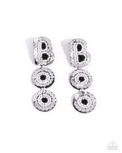 Load image into Gallery viewer, Halloween Bash - white - Paparazzi earrings
