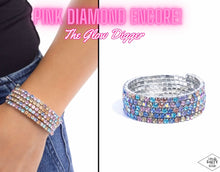 Load image into Gallery viewer, The Glow-Digger - Multi Pink Diamond Bracelet - Paparazzi
