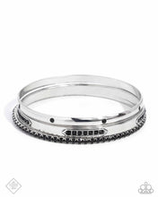 Load image into Gallery viewer, Vicious Value - Black - Paparazzi Bangle Bracelet
